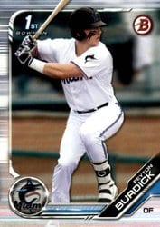 2019 Bowman Draft Base Set Peyton Burdick #BD-74 card