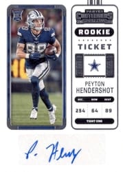 2022 Panini Contenders Base Set Peyton Hendershot #281 card