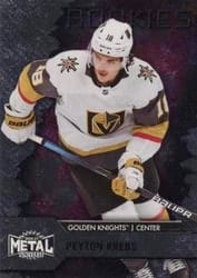 2020-21 SkyBox Metal Universe Base Set Peyton Krebs #130 card