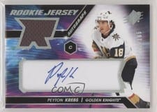 2020-21 SPx Rookie Autograph Jersey Peyton Krebs #KR card