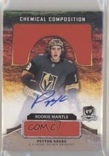 2020 Upper Deck The Cup Chemical Composition Mantle Autographs Peyton Krebs #CC-PK card