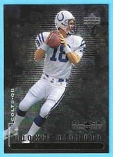 1998 Upper Deck Black Diamond Rookies Peyton Manning #91 card