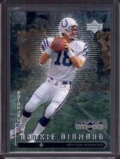 1998 Upper Deck Black Diamond Rookies Peyton Manning #91 card