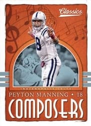 2018 Panini Classics Composers Peyton Manning #2 card