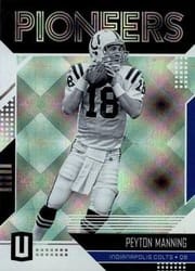 2018 Panini Unparalleled Pioneers Peyton Manning #PN-PM card