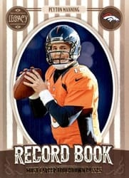 2019 Panini Legacy Record Book Peyton Manning #RB-PM card