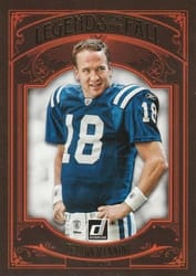 2020 Donruss Legends of the Fall Peyton Manning #LF-PM card