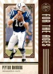 2020 Panini Legacy For the Ages Peyton Manning #FTA-PM card