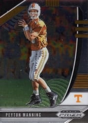2020 Panini Prizm Draft Picks Base Set Peyton Manning #82 card