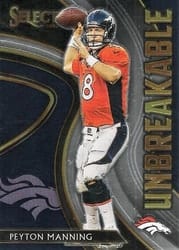 2020 Panini Select Unbreakable Peyton Manning #U18 card