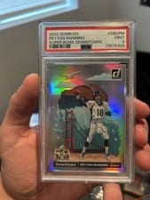 Peyton Manning 2022 Panini Donruss Super Bowl Downtown card