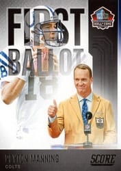 2022 Score First Ballot Peyton Manning #FB-PM card