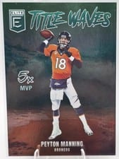 2025 Panini Donruss Elite Title Waves Peyton Manning #8 card