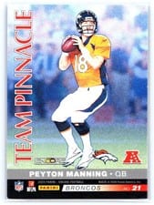 2024 Panini Encore Team Pinnacle Peyton Manning/Eli Manning #21 card