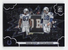 2025 Donruss Optic Best Tuddys Peyton Manning/Reggie Wayne #19 card