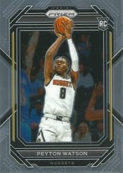 2022-23 Panini Prizm Base Set Peyton Watson #259 card