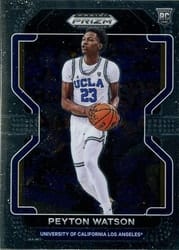 2022 Panini Prizm Draft Picks Base Set Peyton Watson #27 card