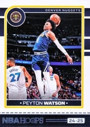 2024-25 Hoops Base Set Peyton Watson #73 card