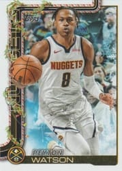 2025-26 Topps Holiday Base Set Peyton Watson #H83 card