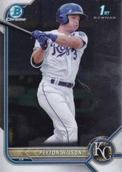 2022 Bowman Chrome Prospects Peyton Wilson #BCP-85 card