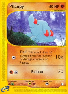 Aquapolis Phanpy #100 card