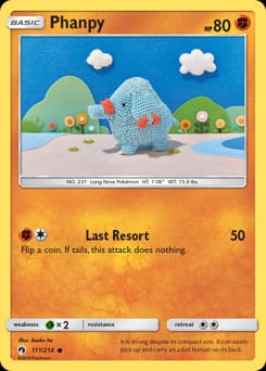 Lost Thunder Phanpy #111 card