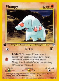 Neo Genesis Phanpy #43 card