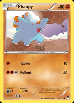 Plasma Storm Phanpy #71 card