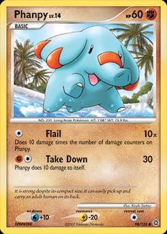 Secret Wonders Phanpy #98 card
