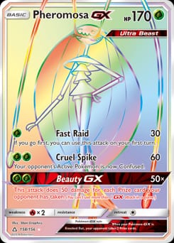 Ultra Prism Pheromosa-GX #158 card