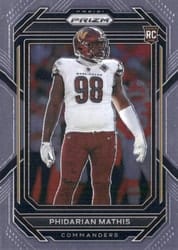 2022 Panini Prizm Base Set Phidarian Mathis #390 card