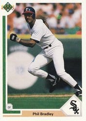 1991 Upper Deck Base Set Phil Bradley #641 card