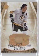 2023-24 Upper Deck Ultimate Collection Ultimate Planks Legends Phil Esposito #LPL-PE card