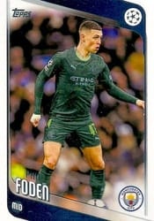 2025-26 Topps UEFA Club Competitions Base Set Phil Foden #103 card