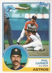 1983 Topps Base Set Phil Garner #478 card