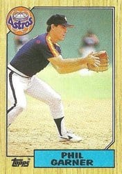 1987 Topps Base Set Phil Garner #304 card