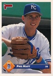1993 Donruss Base Set Phil Hiatt #393 card