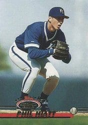 1993 Stadium Club Base Set Phil Hiatt #695 card