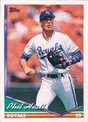 1994 Topps Base Set Phil Hiatt #94 card