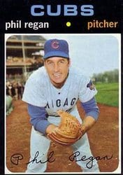 1971 Topps Base Set Phil Regan #634 card