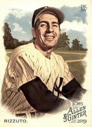 2019 Topps Allen & Ginter Base Set Phil Rizzuto #390 card
