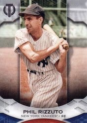 2019 Topps Tribute Base Set Phil Rizzuto #14 card