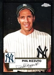 2021 Topps Chrome Platinum Anniversary Base Set Phil Rizzuto #664 card