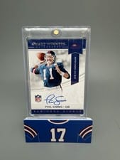 2022 Panini Select Award Winners Autographs Phil Simms #AWA-PS card
