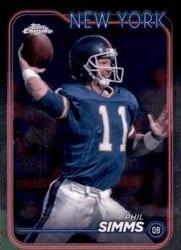 2024 Topps Chrome Base Set Phil Simms #140 card