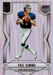 2025 Donruss Elite Base Set Phil Simms #58 card