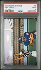 2025 Topps Chrome Tecmo Phil Simms #TECMO-6 card