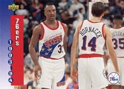 1993-94 Upper Deck Base Set Philadelphia 76ers #229 card