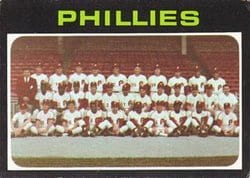 1971 Topps Base Set Philadelphia Phillies #268 card