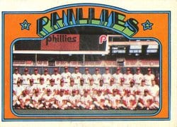 1972 Topps Base Set Philadelphia Phillies #397 card